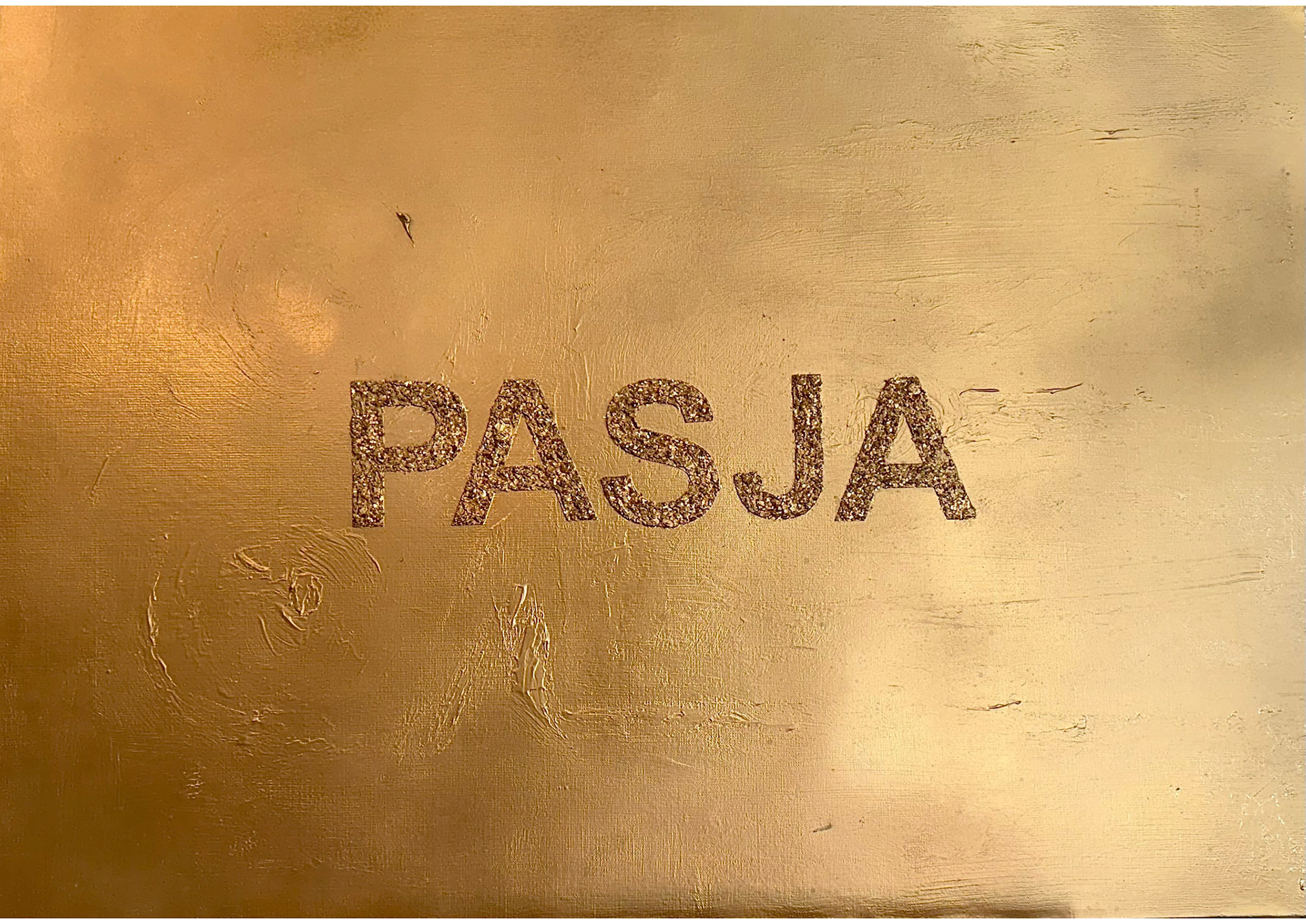 PATRZĘ SERCEM- PASJA, NR.31  65x92 technika mieszana 2025