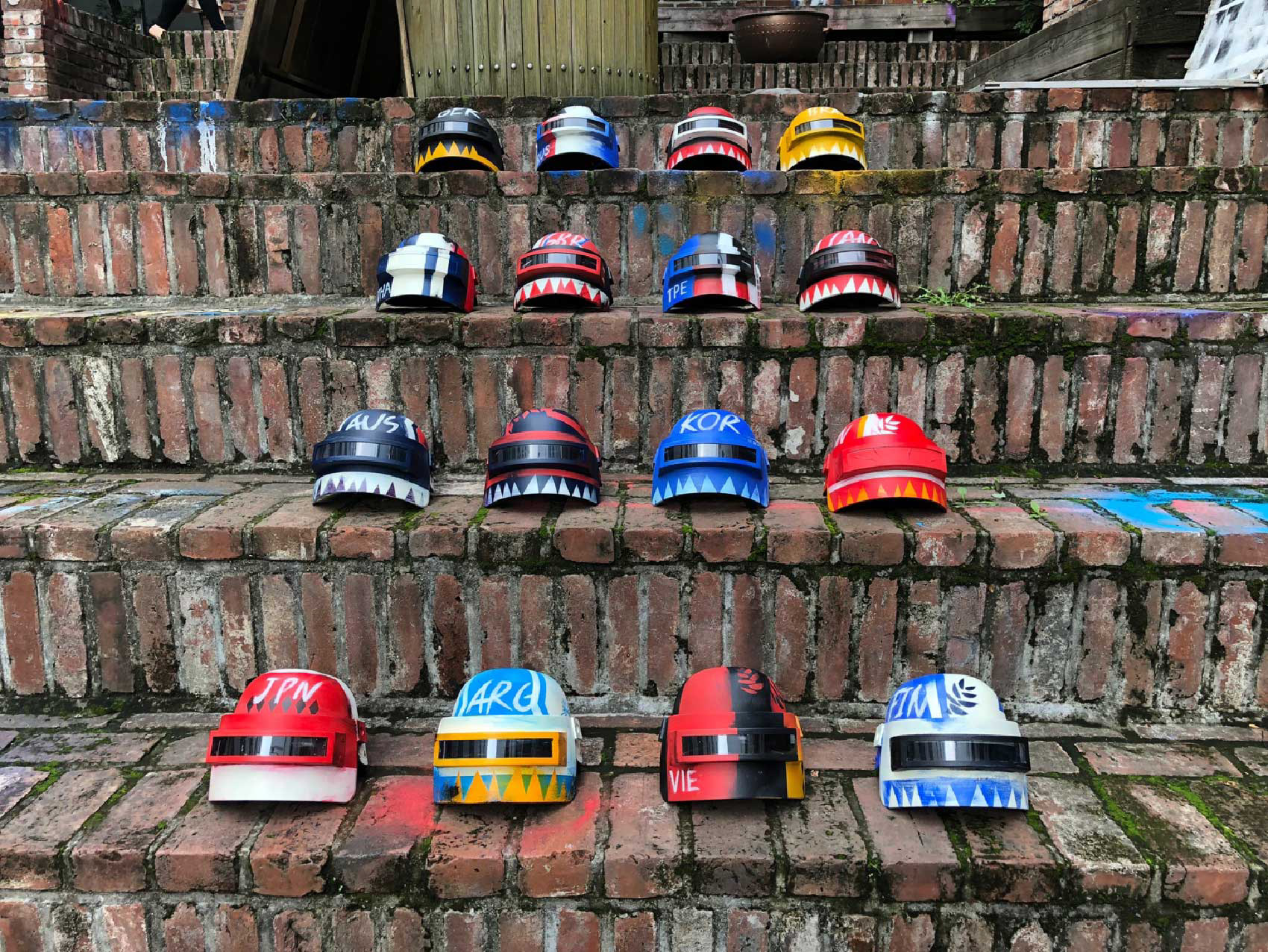 국가별 헬멧 | 펍지