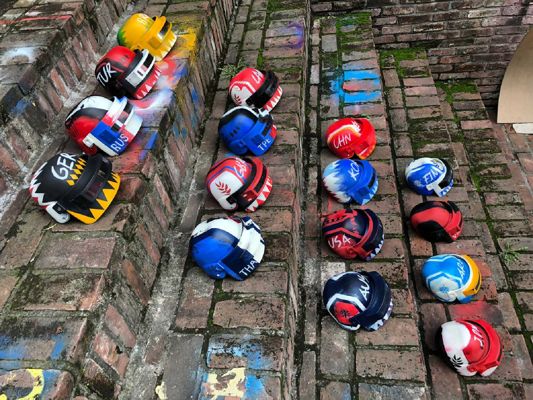 국가별 헬멧 | 펍지