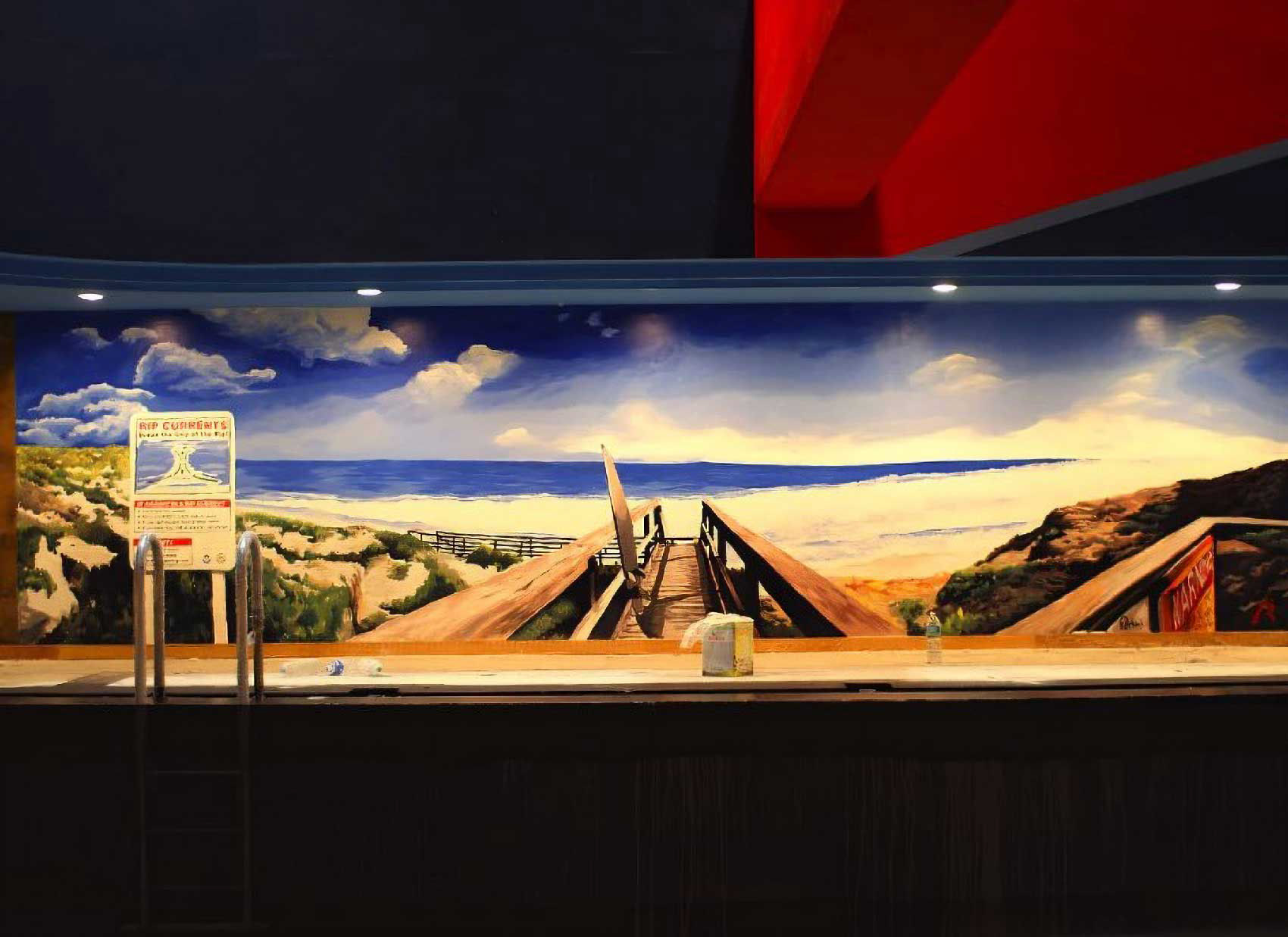 풍경화 | 실내수영장