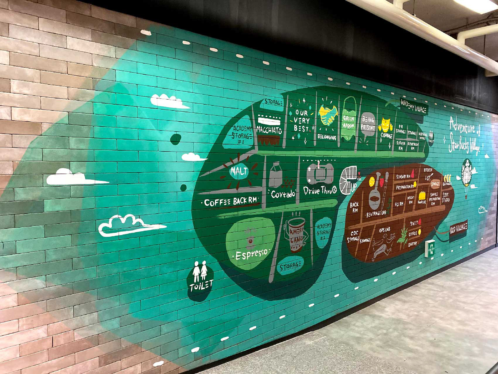 Office map | Starbucks 본사