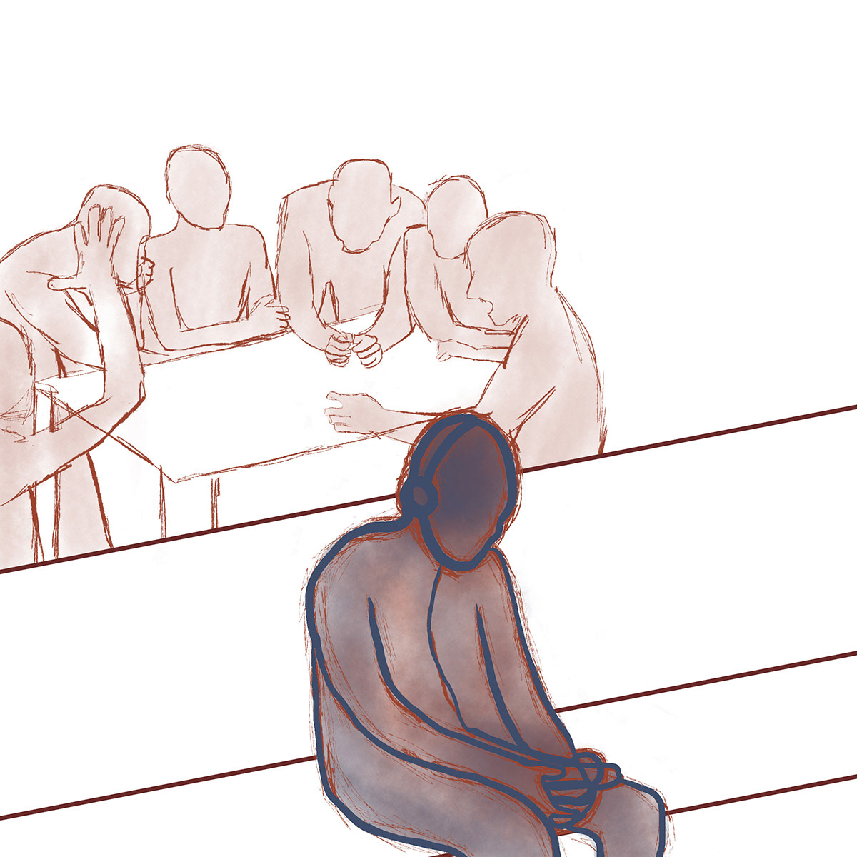 Isolating from Friends and Family