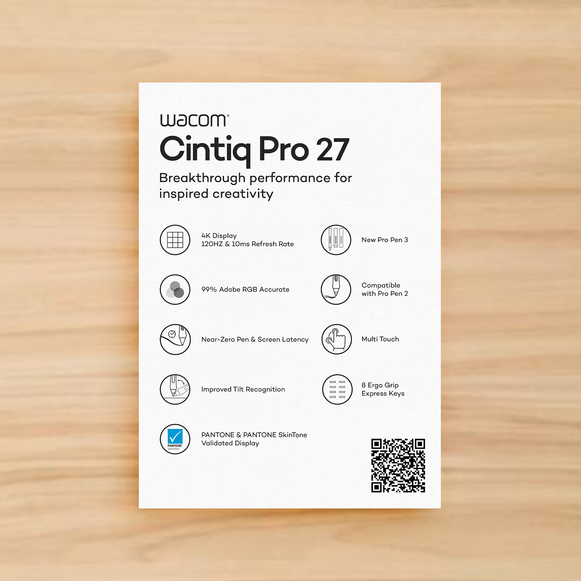 Product Information Card