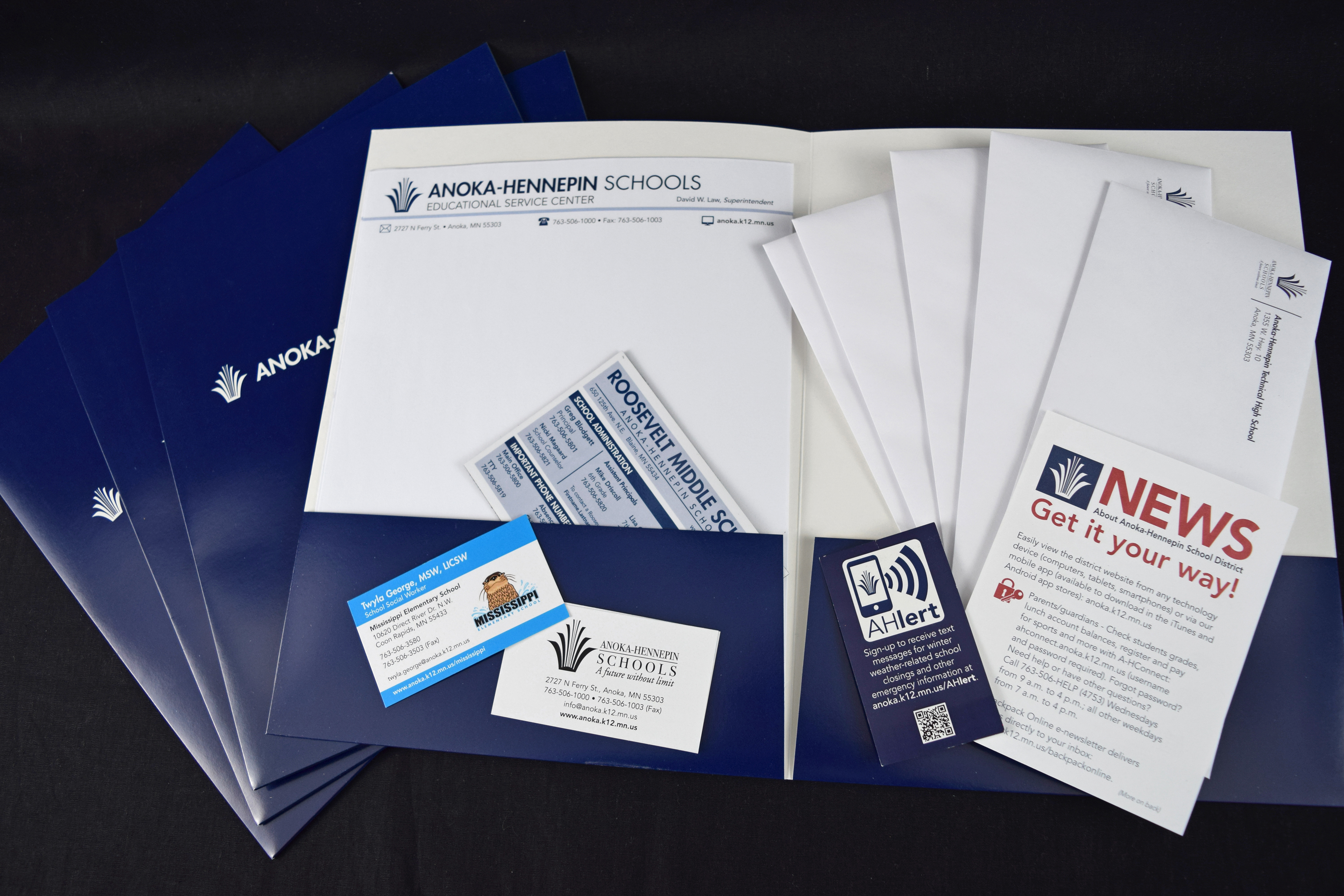 Personal branding printed example