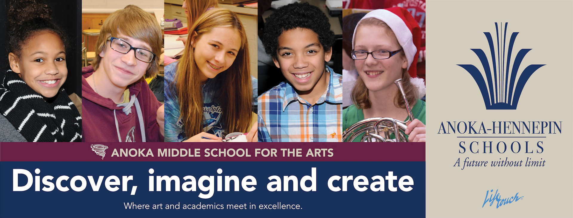 Anoka-Hennepin printed marketing example