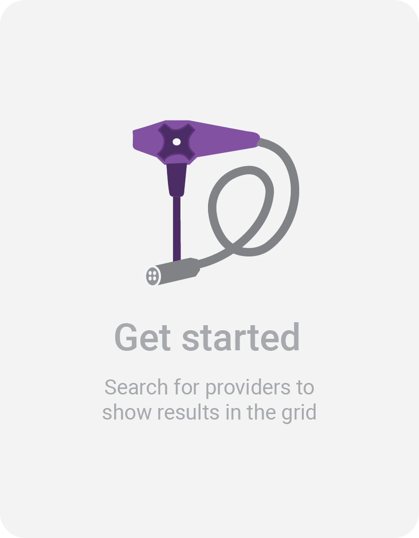Empty state colonoscopy tool example