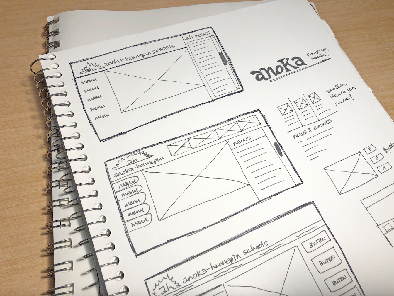 Site sketch example.