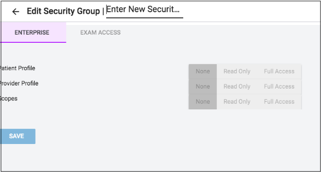 Screenshot example of original design
