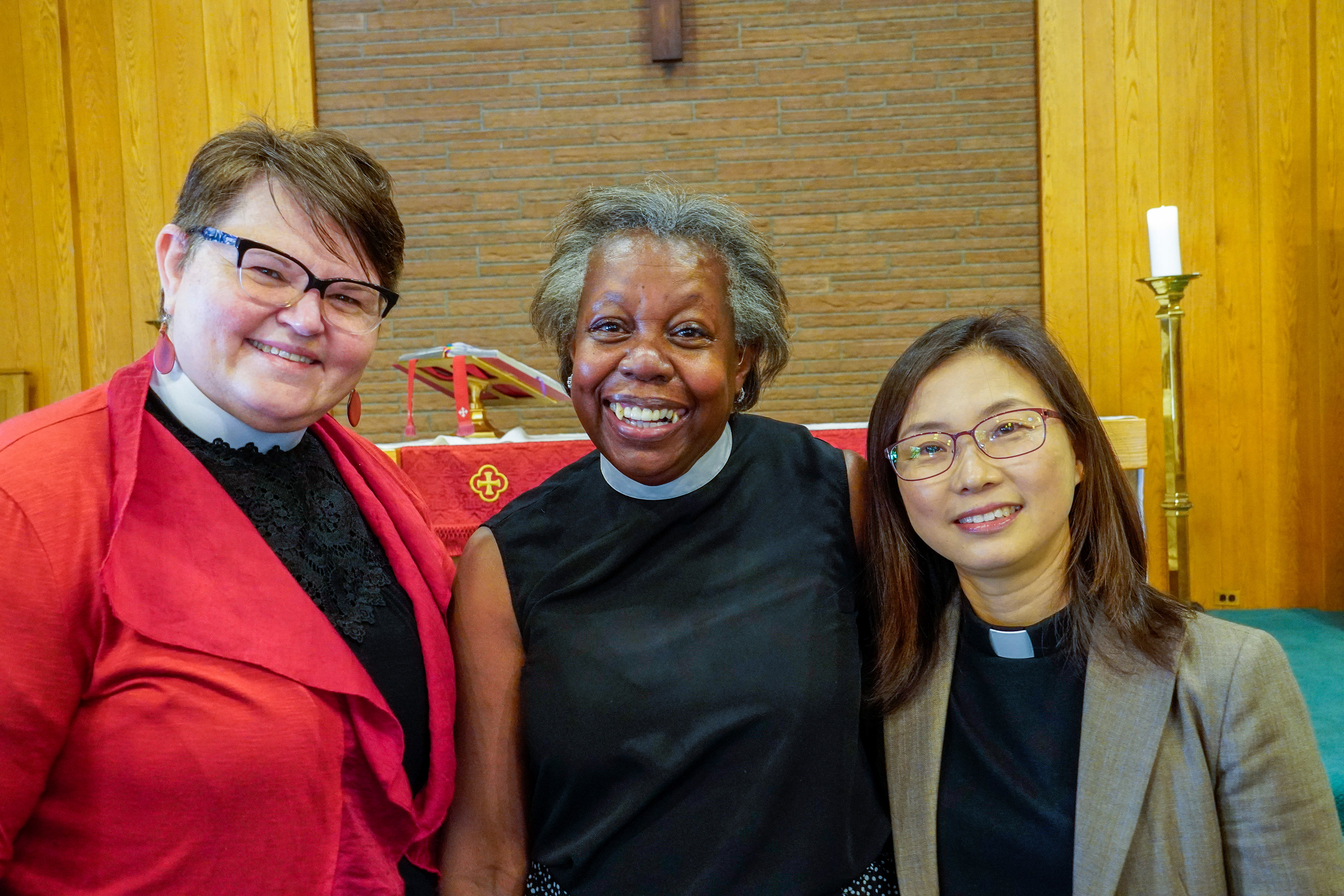Reverend Maristella Freiburg Reverend Patt Kauffman Reverend Eun Young Kim