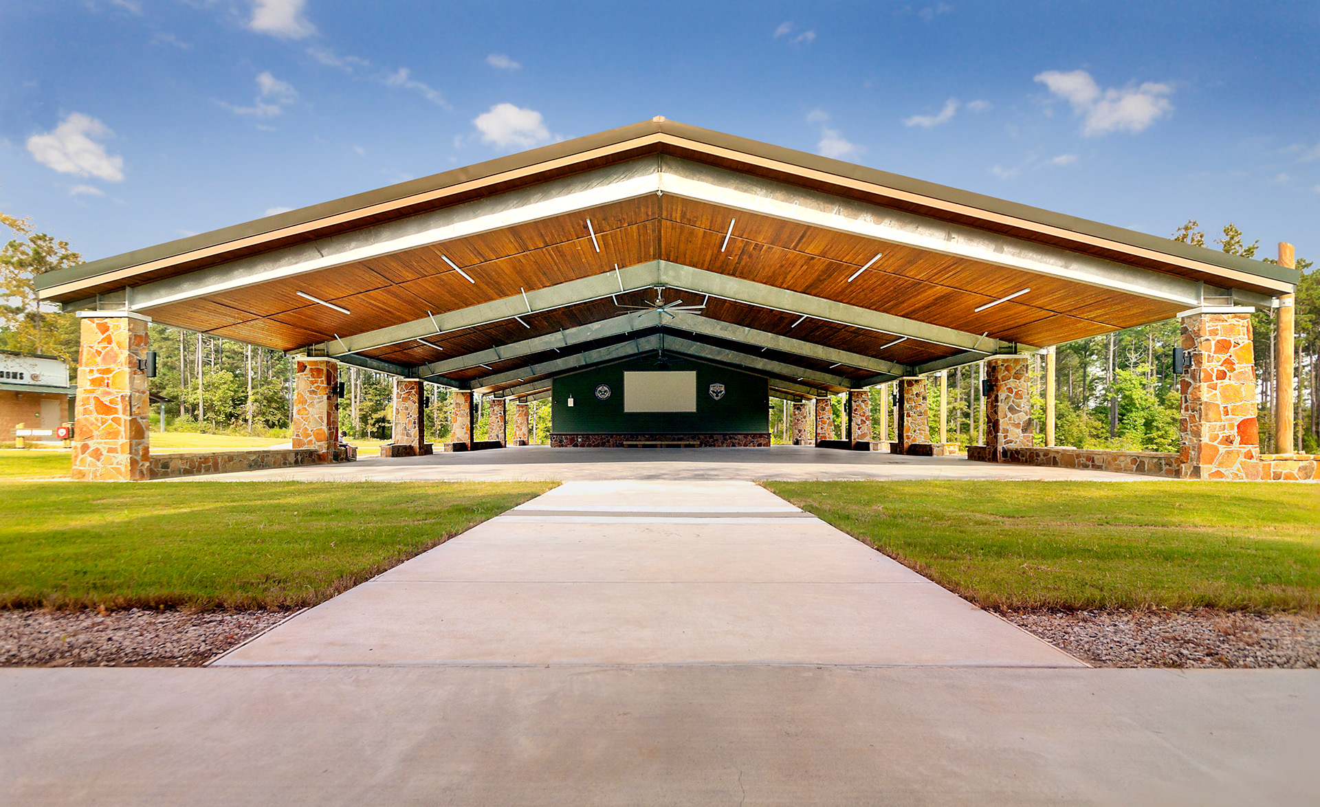 Camp Strake Boy Scout campsite Pavillion