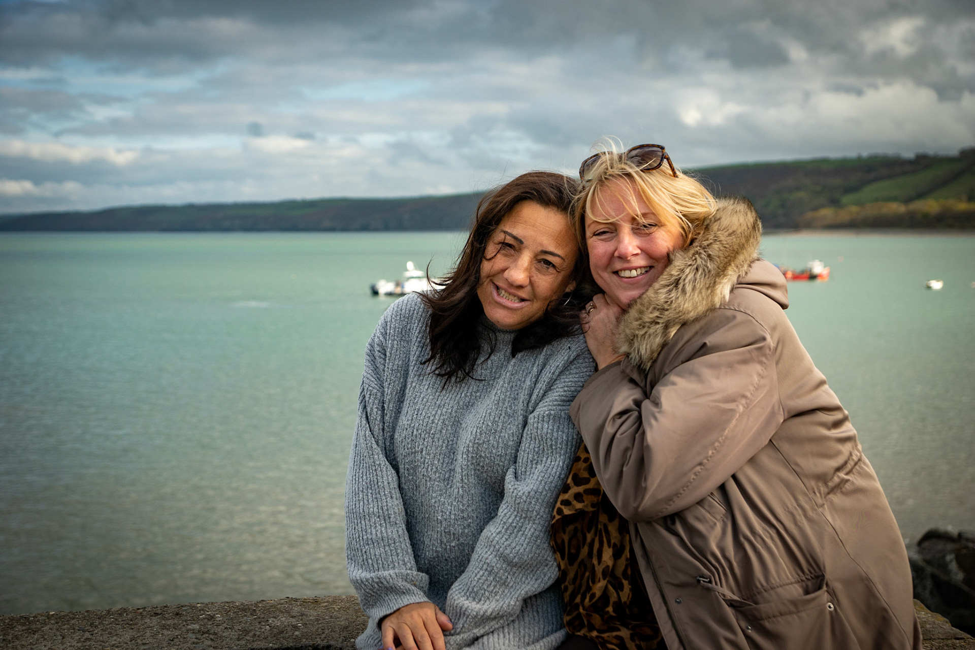 Danielle & Trudi at New Quay, Wales