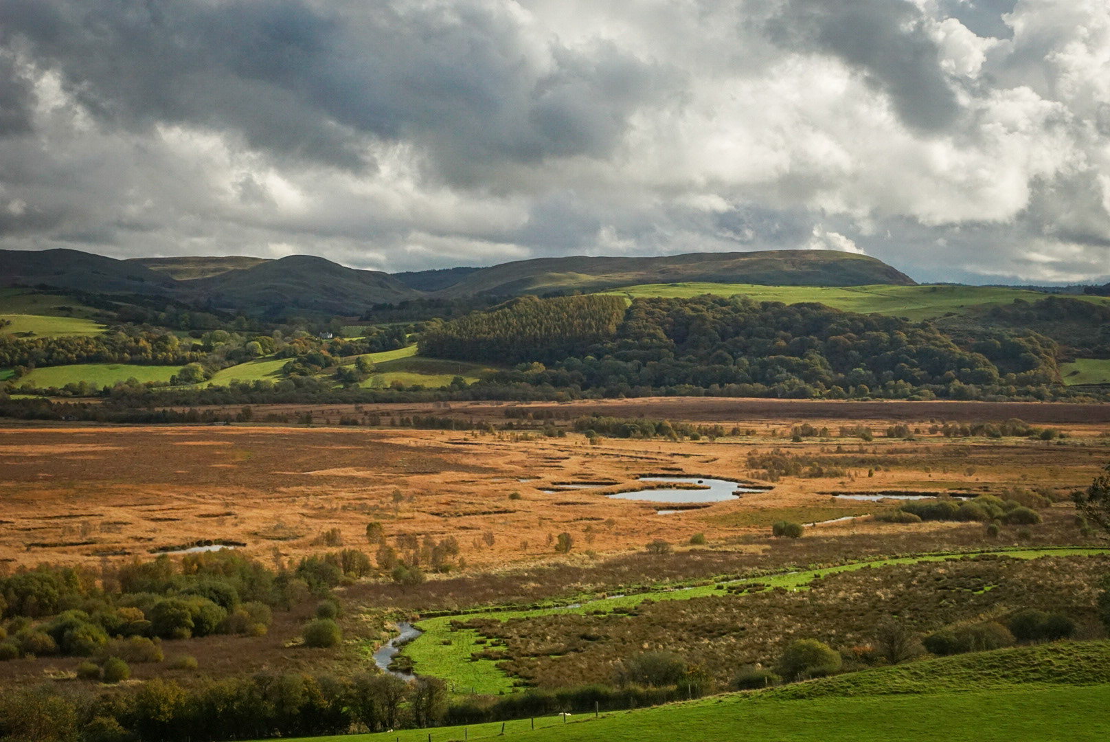 View from Llwynywynau Isaf Barn