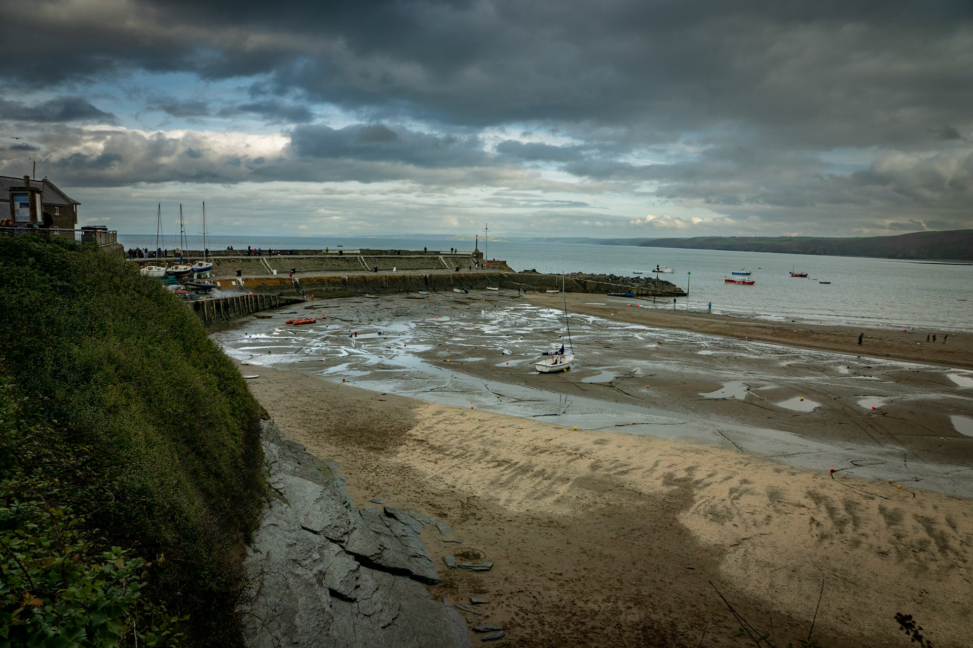Harbour bay, New Quay, Wales