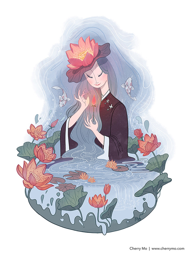 Inspired by the significance of the Lotus flower in Chinese culture.