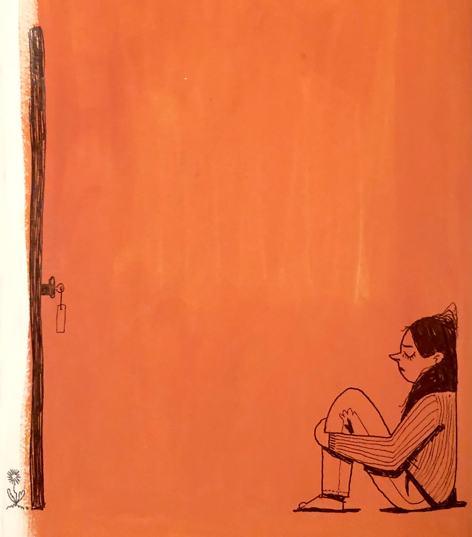 Original sketch inspiration for "Hope" illustration