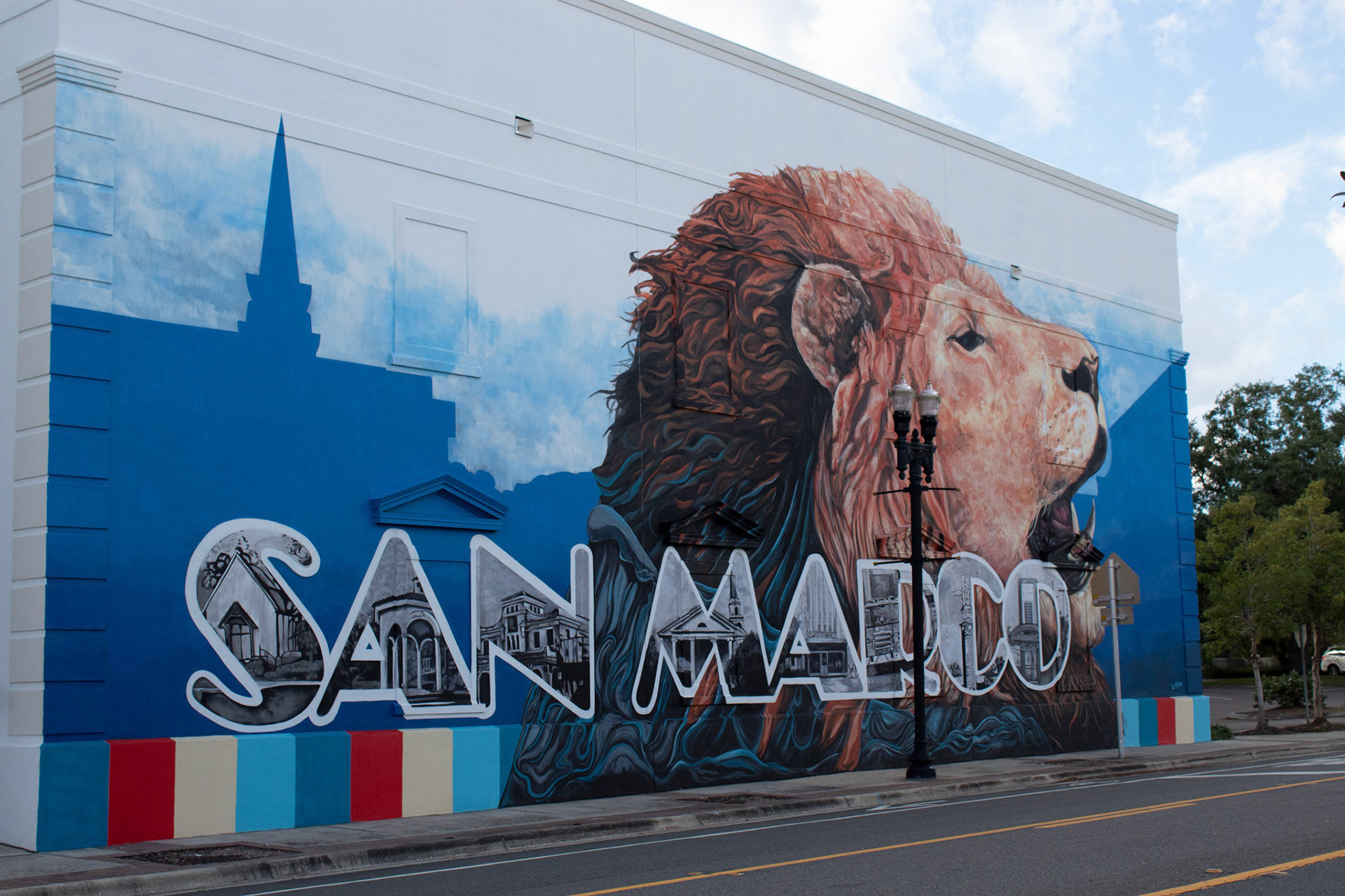 Mural placed in the heart of San Marco, Jacksonville