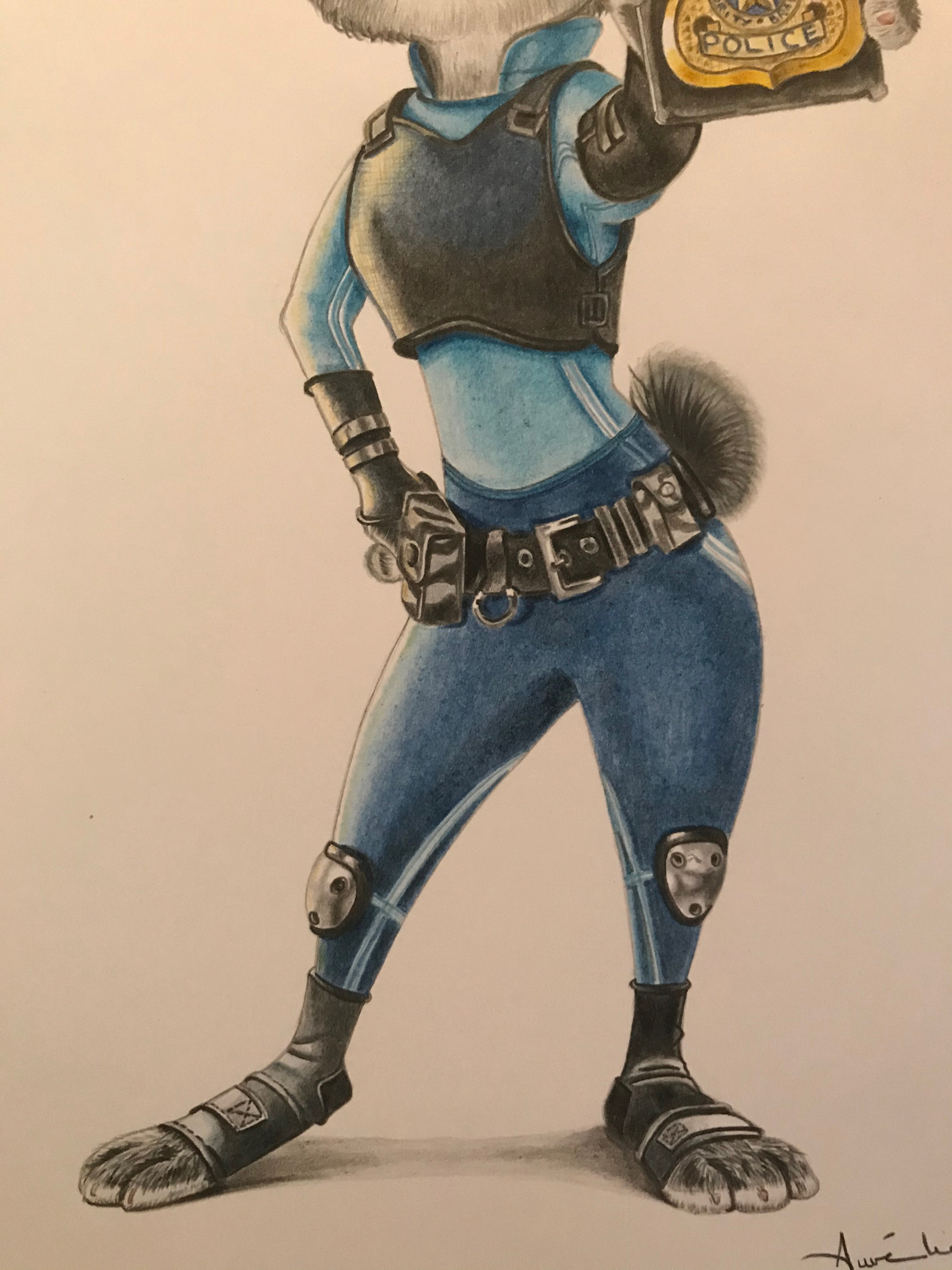 Reproduction Judy - Zootopie - détails 1