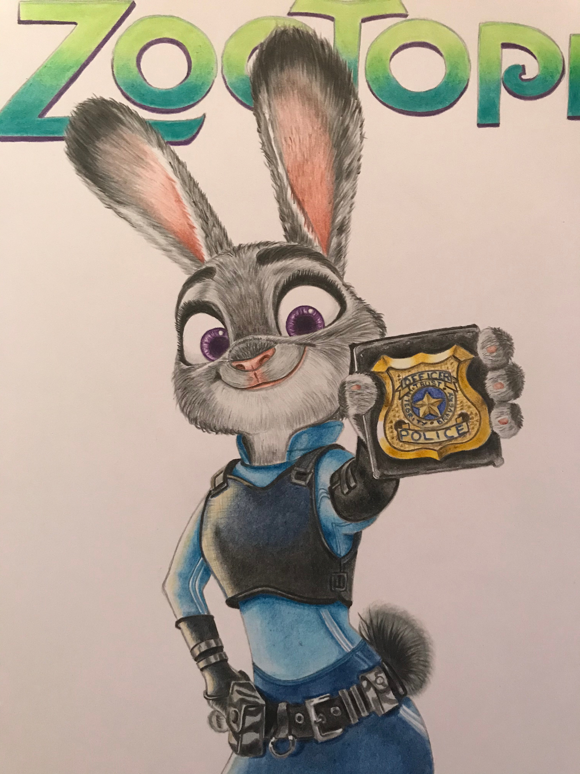 Reproduction Judy - Zootopie - détails 2