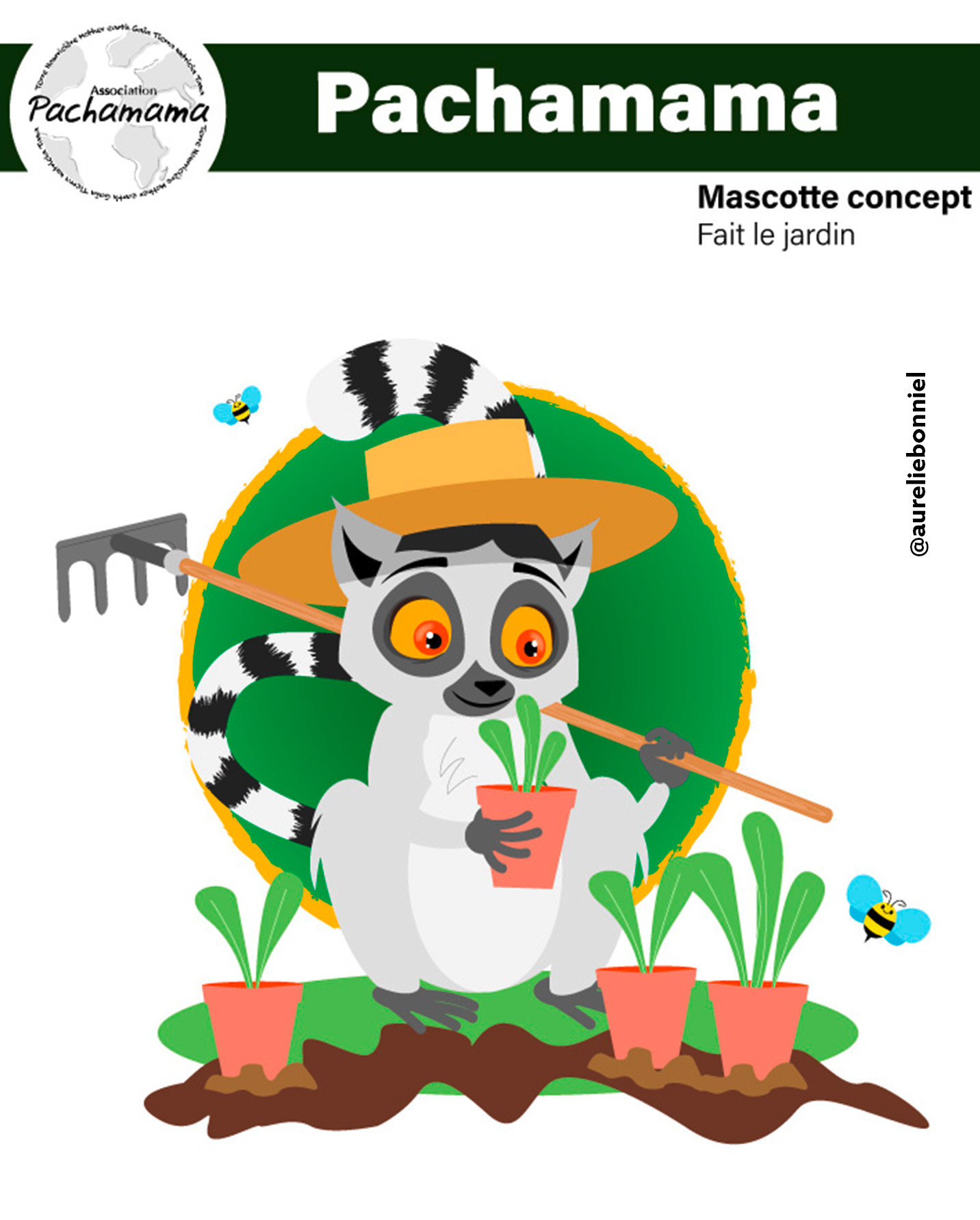 Illustration PACHAMAMA "Jardiner"
