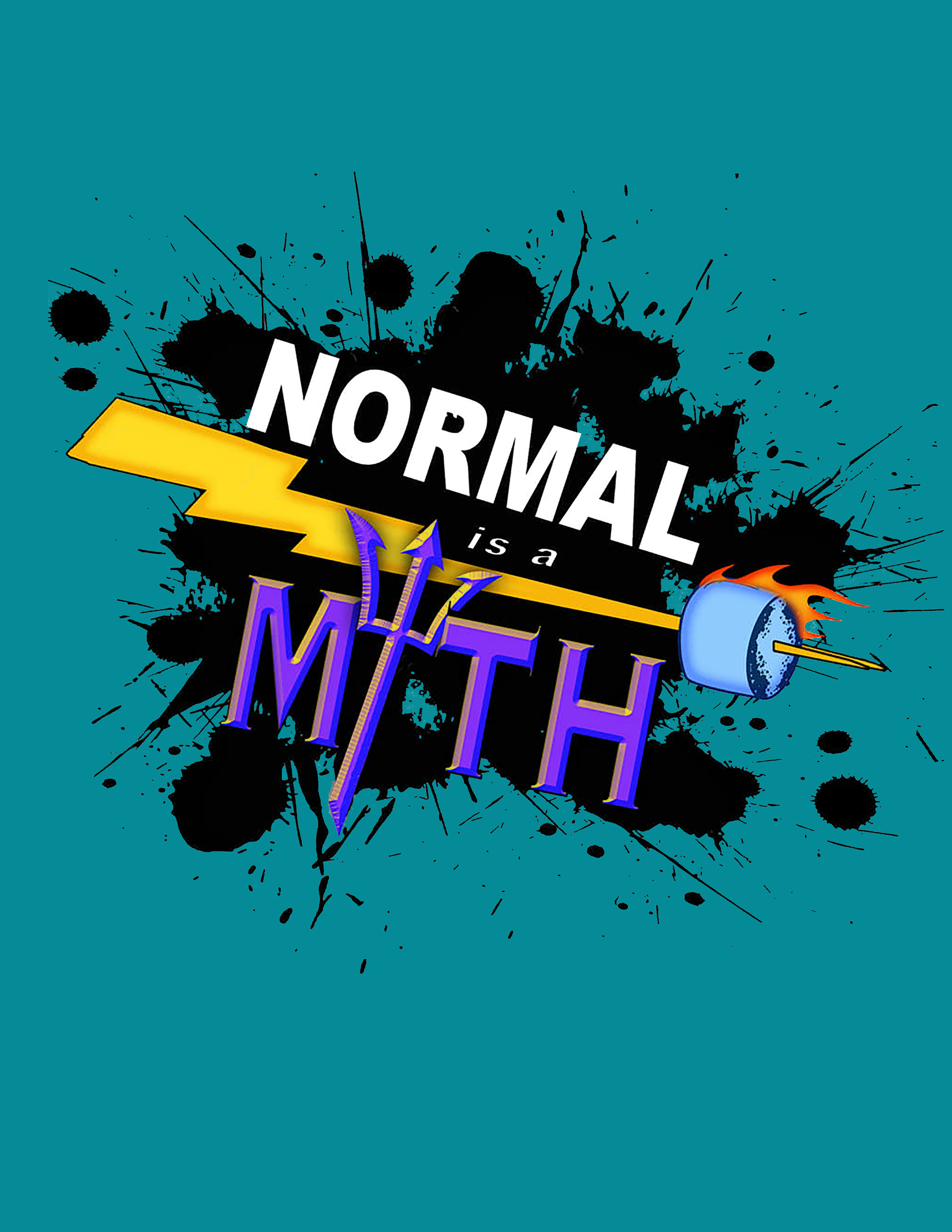 Created in Photoshop. Inspired by the Broadway Musical Tour, Percy Jackson and the Lightning Thief. Several cast members and fans have purchased this design through my Spreadshirt, Redbubble, and Society6 shops. 