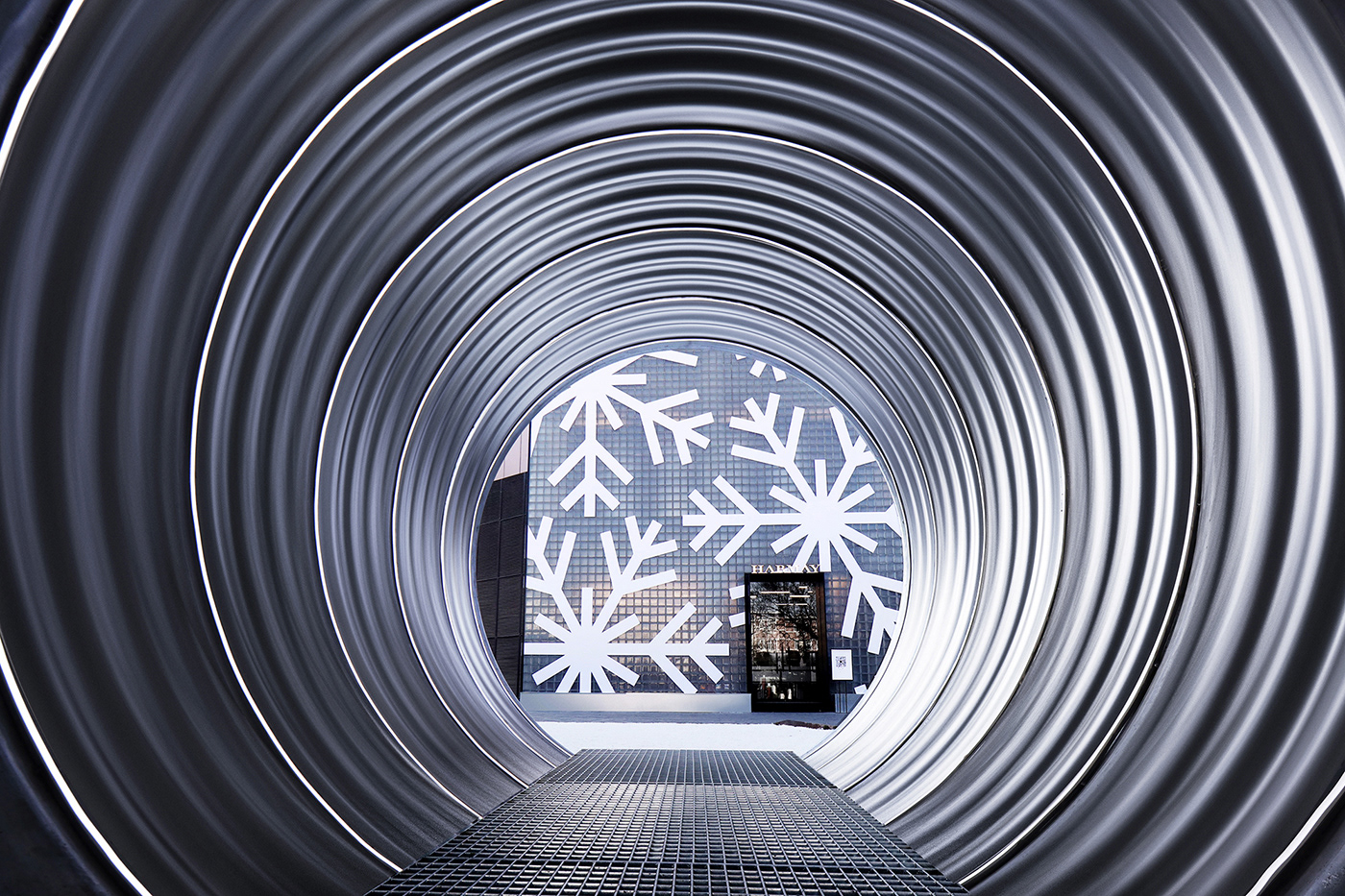 Winter art installation in Beijing