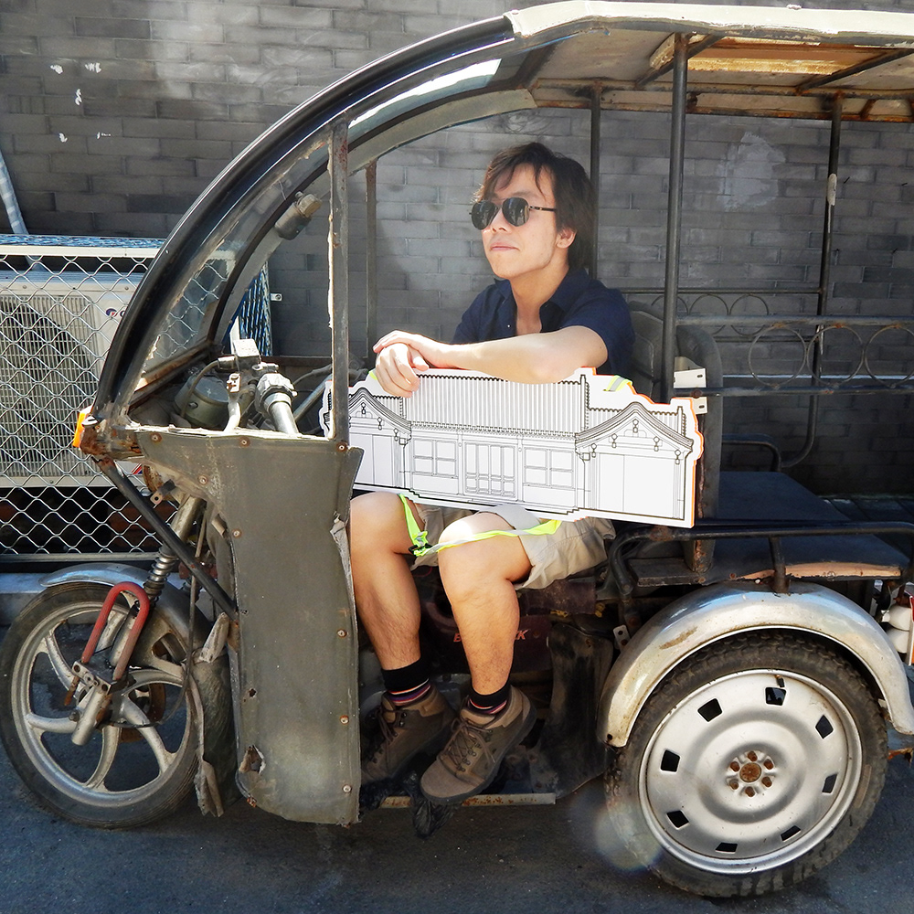 ramoprimo, instanthutong, art installation, bag, beijing, traditional architectural structure,