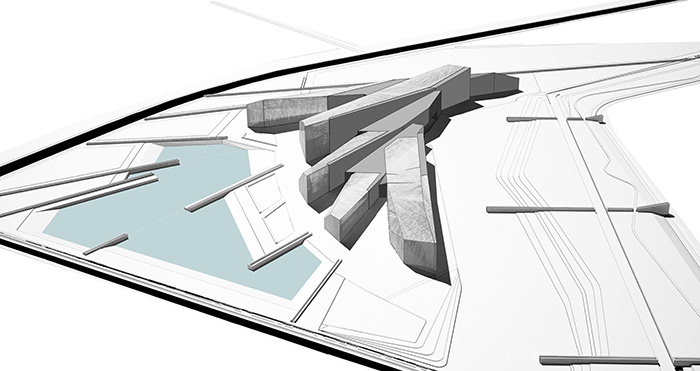 sezione, progetto, masterplan, ramoprimo, design, disegno, 3D,