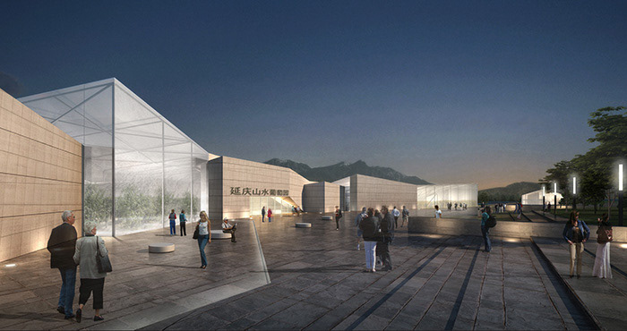 outside design, masterplan, ramoprimo, ecological, park, section, project, rendering,