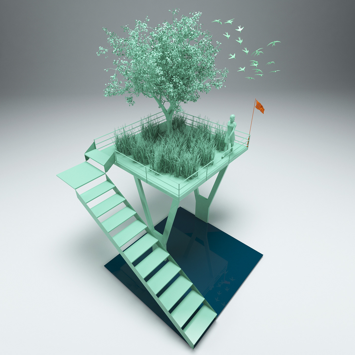 double happiness, urban project, ramoprimo, roofscape, micro, landmarks,