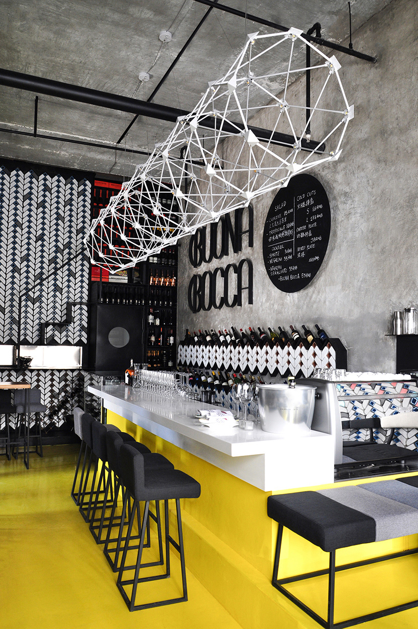 ramoprimo, buona bocca, particular, interior design, wine, shelves,