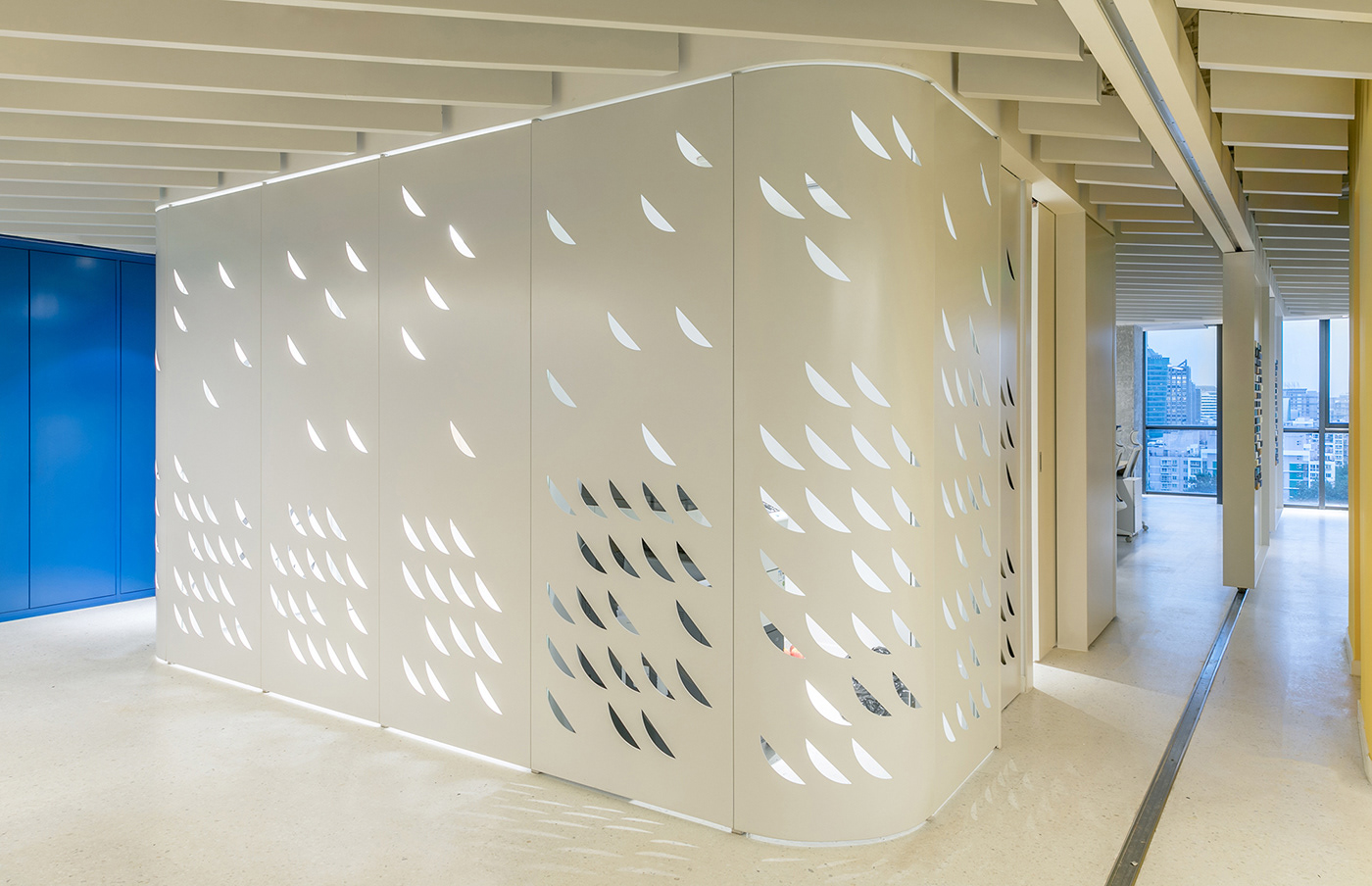 ramoprimo, ufficio, legge, pareti geometriche, design interni, ramoprimo,