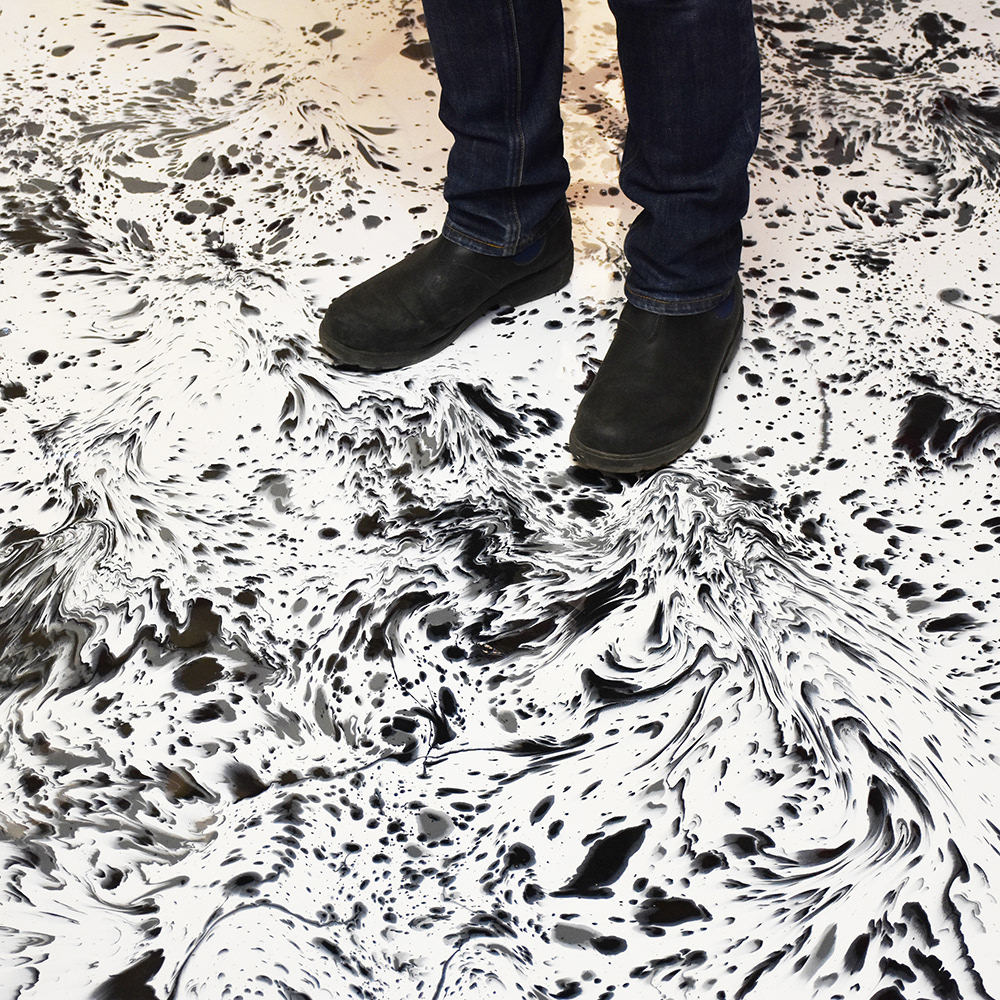 painted floor, section, ramoprimo, interior design,