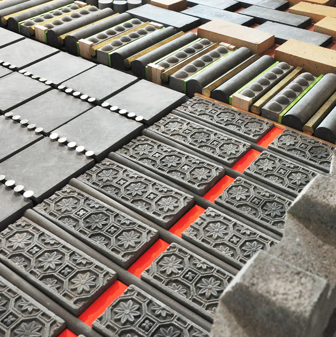 different material, hutong, beijing, traditional decoration, bricks,