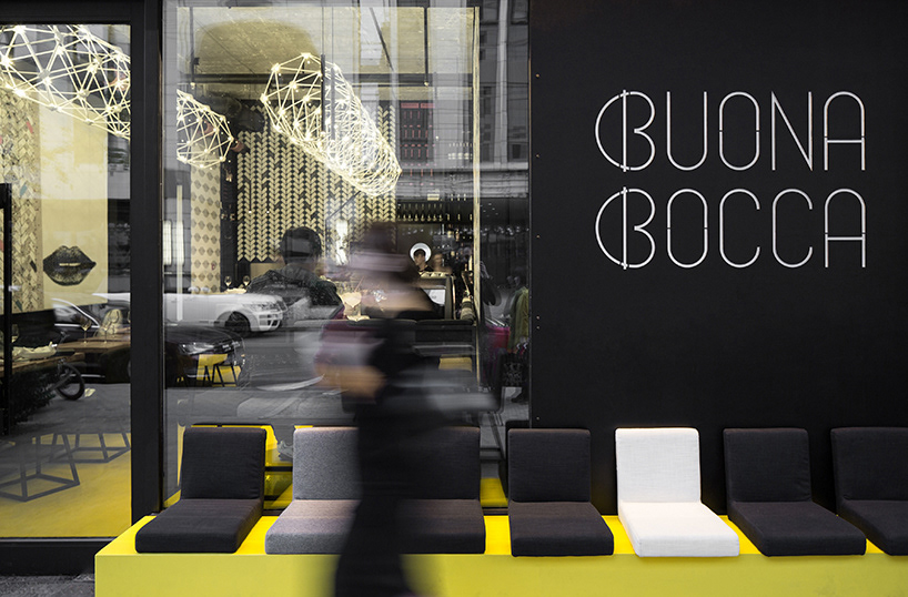 buona bocca, ramoprimo, interior design, wine bar,