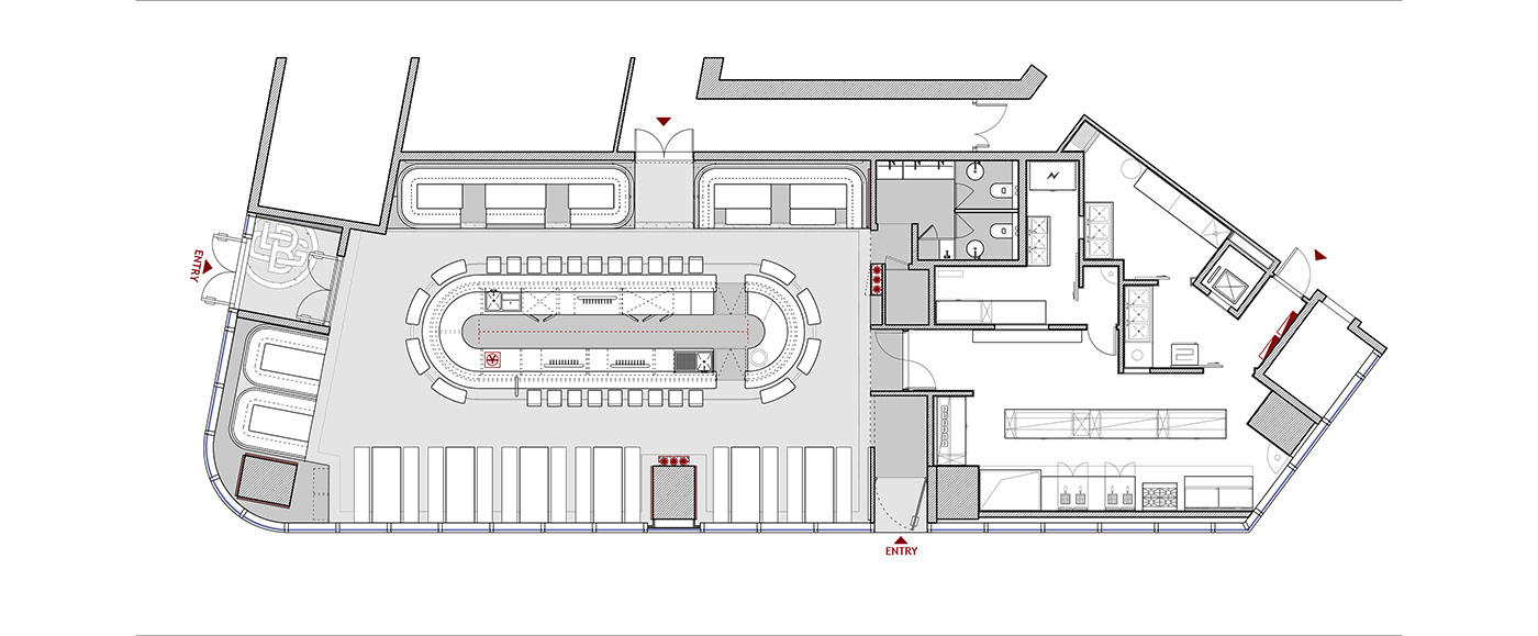 GLB, ramoprimo, interior design, diagrams, tap room,