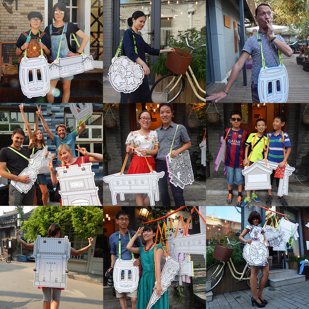 art installation, beijing, hutong, ramoprimo, bag, street exhibition, architectural, accessories