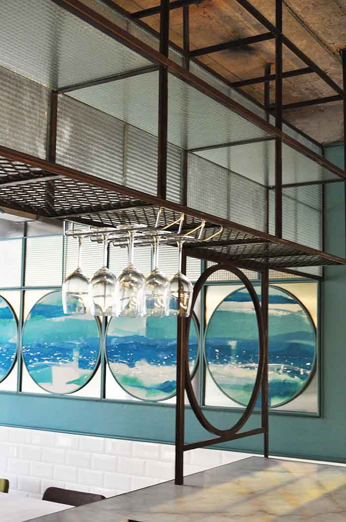 fiume, restaurant, detail, vintage, wine glass, ramoprimo, interior design,
