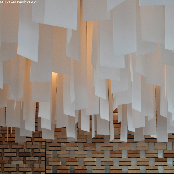 white decoration, light, ceiling, restaurant, ramoprimo, interior design,