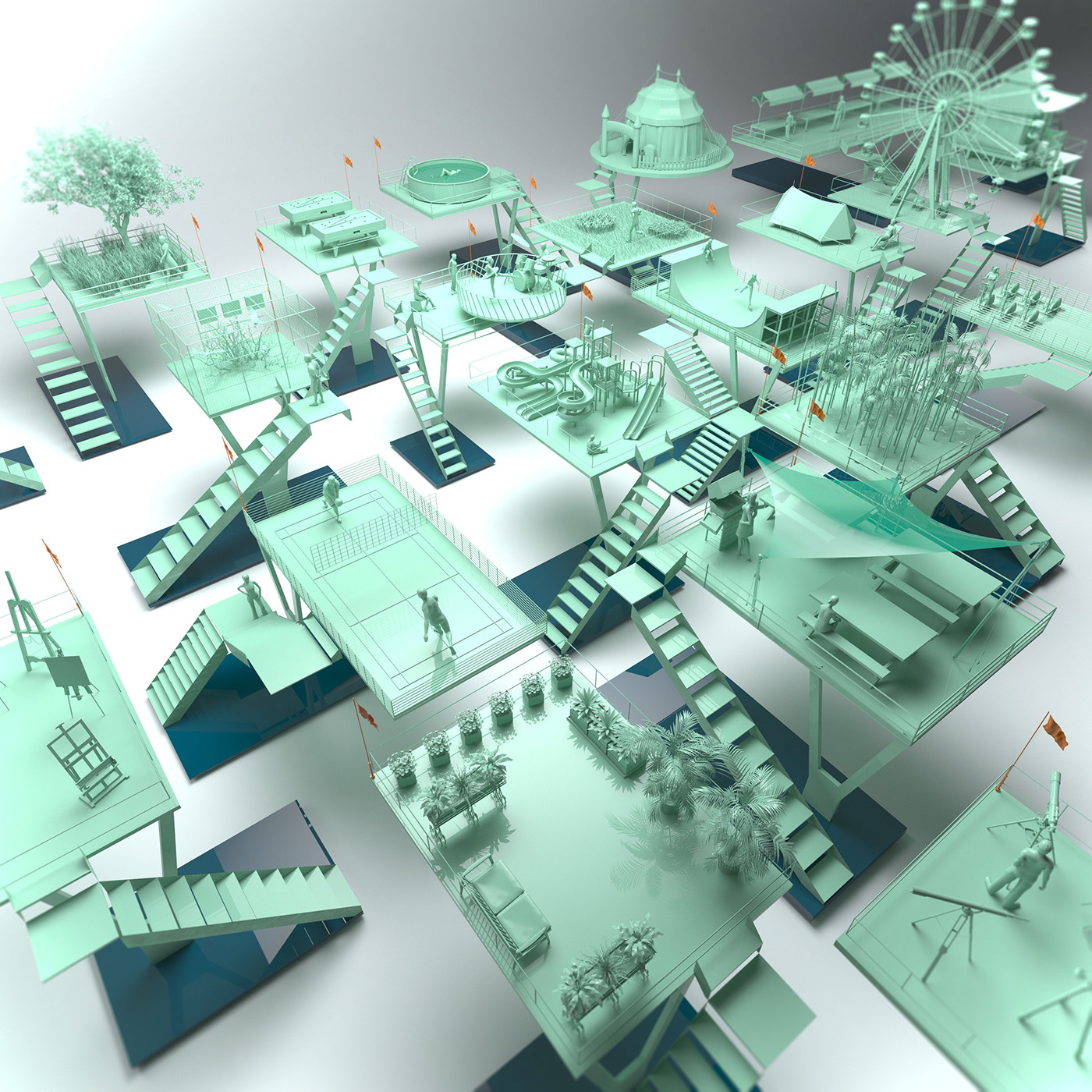 double happiness, urban project, urban vision, project, ramoprimo, design, city, district,