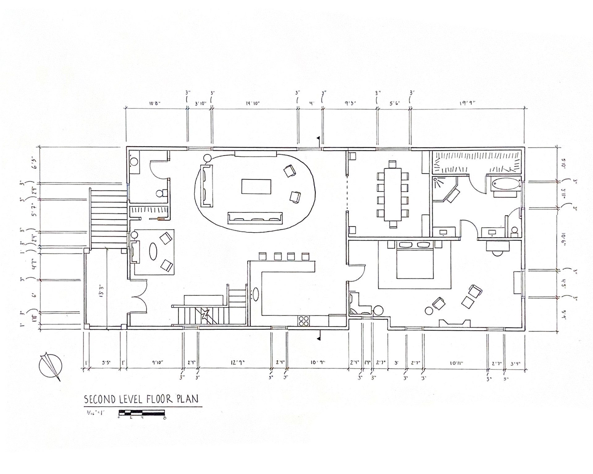 Second Level Floor Plan