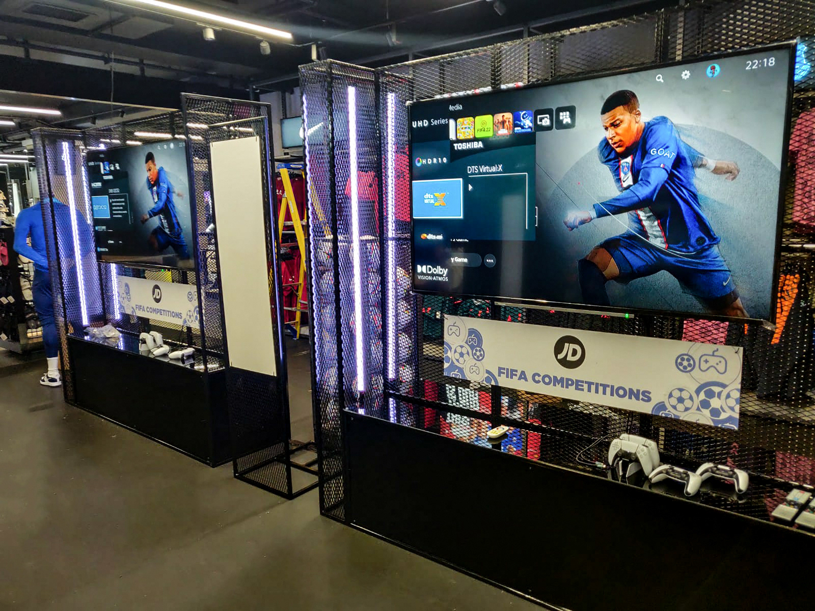 JD Sports in-store booth build