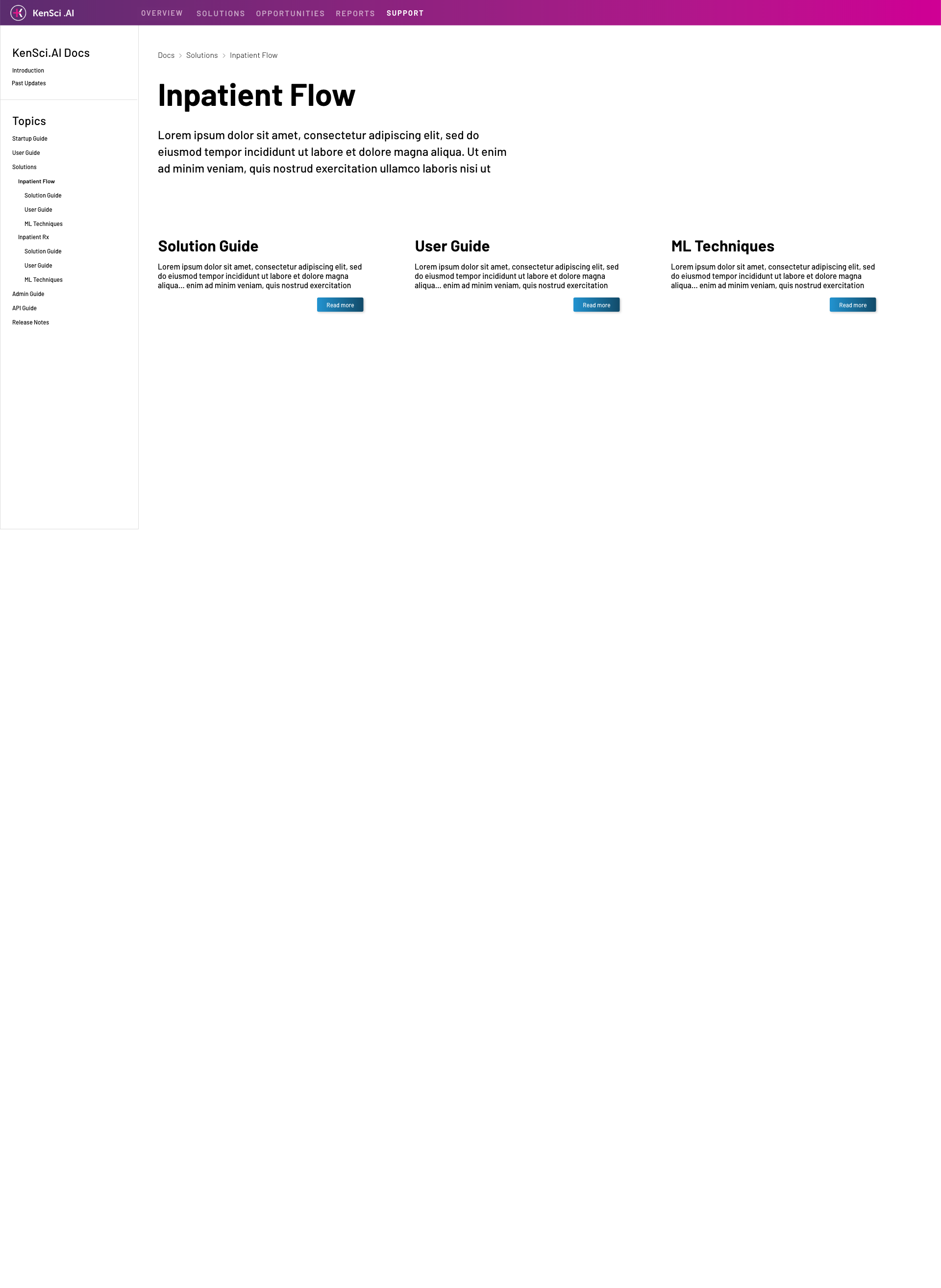 One iteration attempted to show stakeholders the importance of simplification, both in pattern and color use.