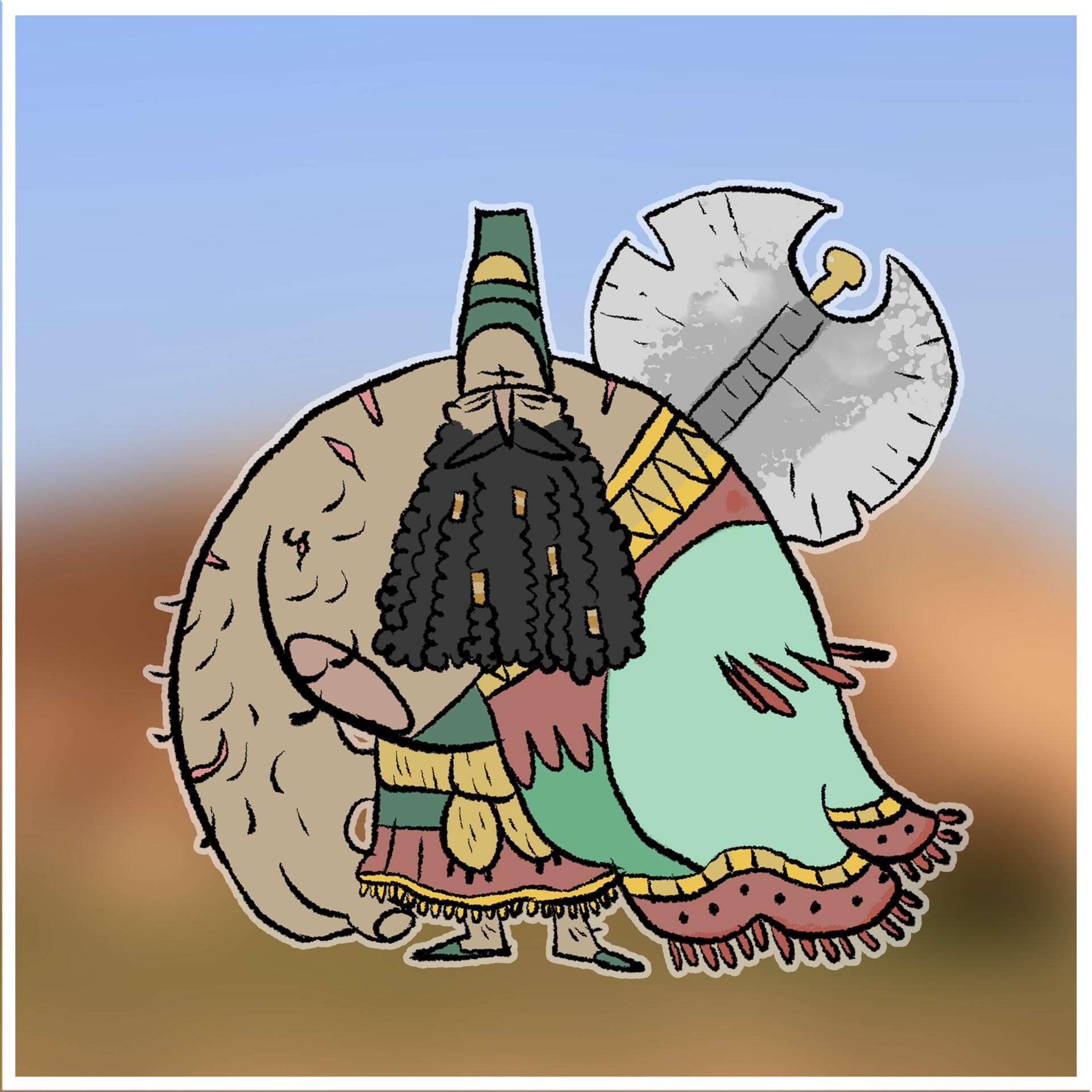 Gilgamesh, the grizzled old king