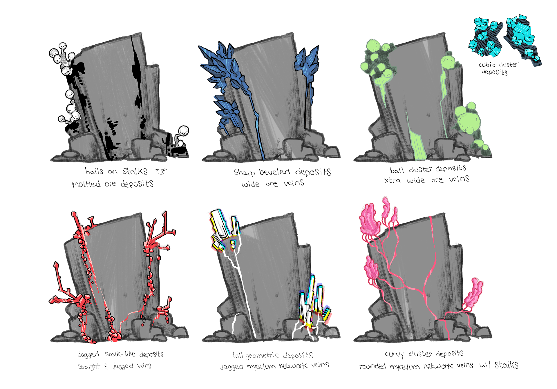 Exploration for the alien ore, which sadly remained on the floor of the cutting room