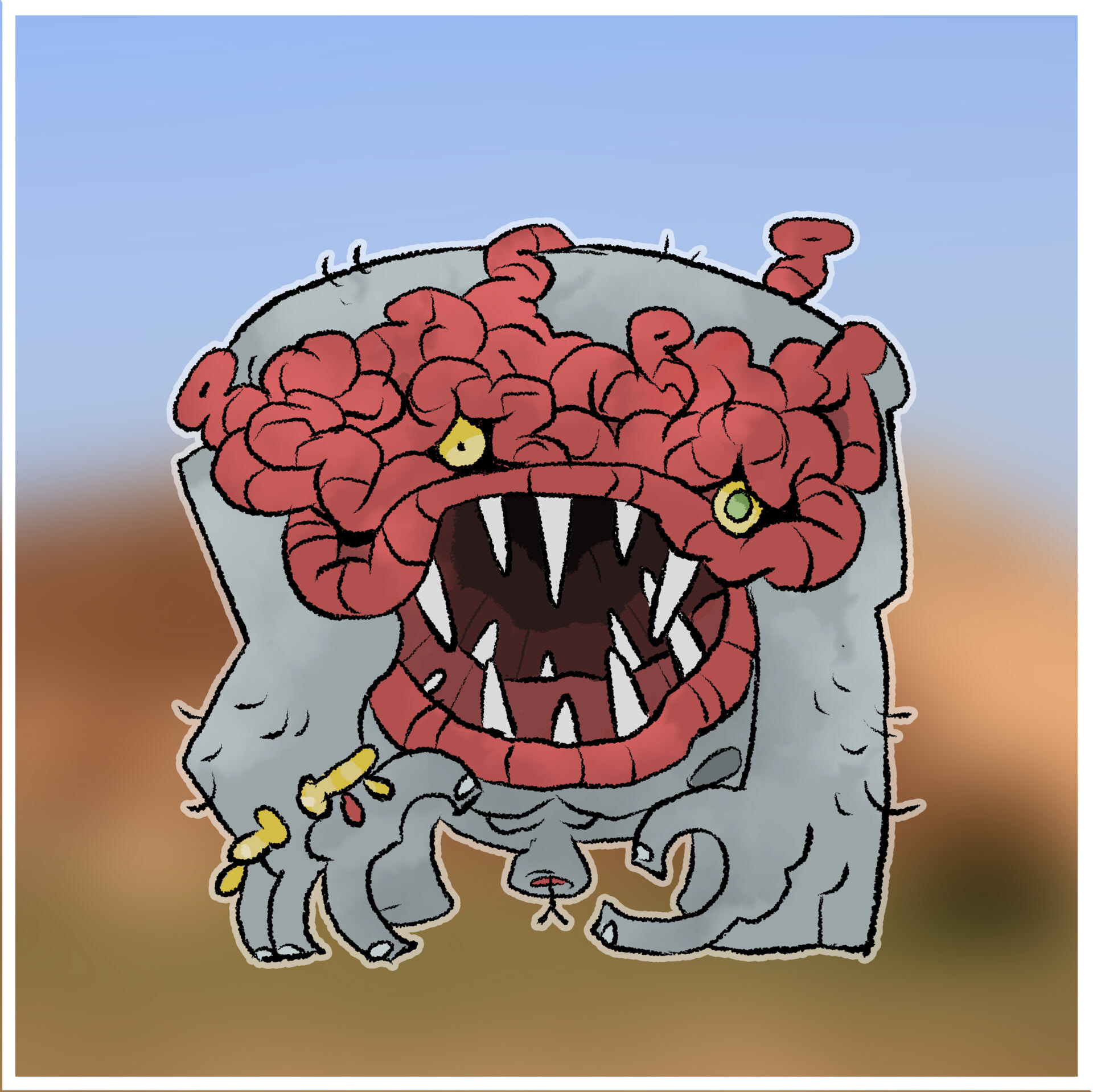 Humbaba, the fearsome forest guardian