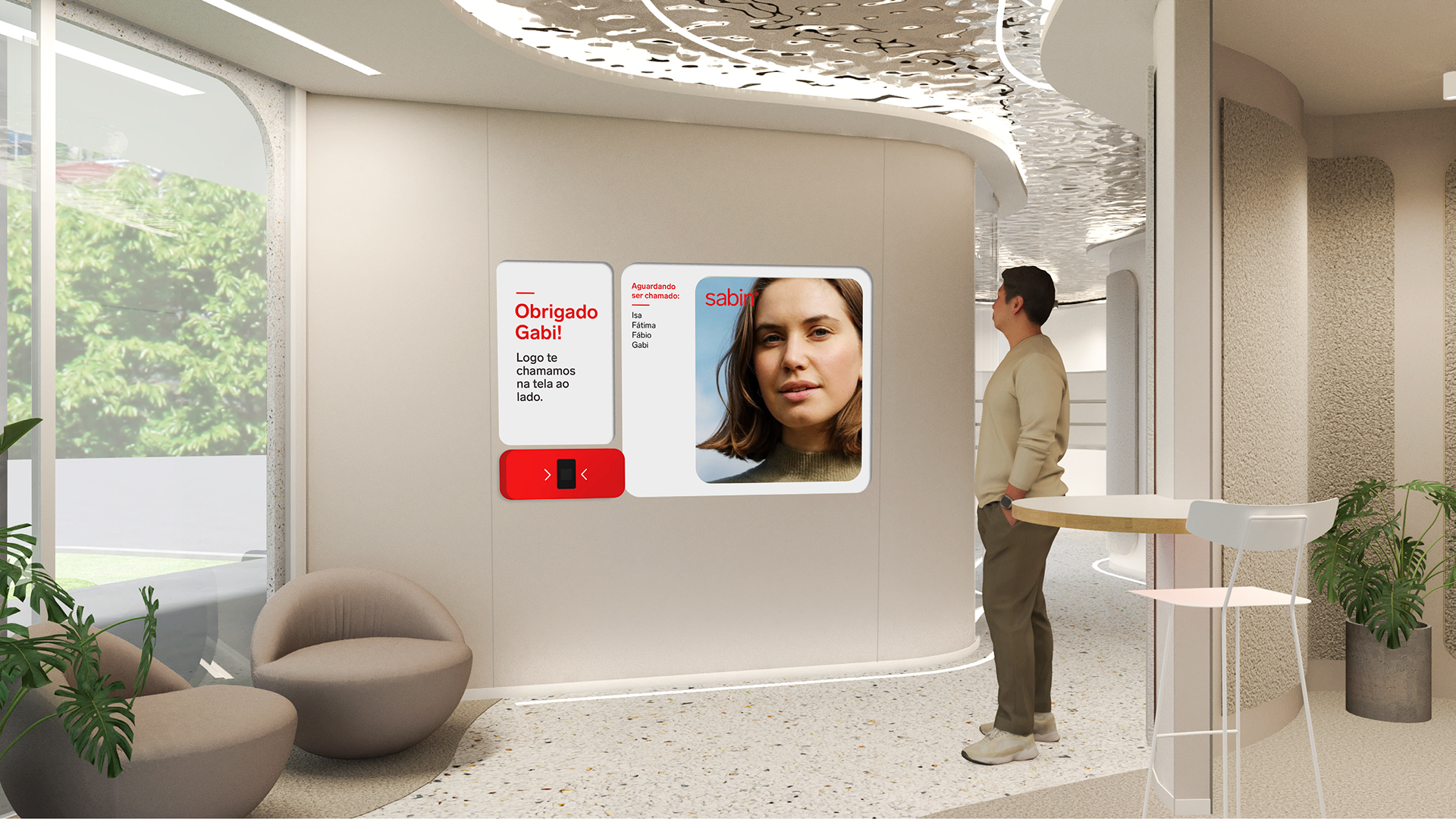 step 2 – the space knows that the user is here © all rights reserved to Porú Studio