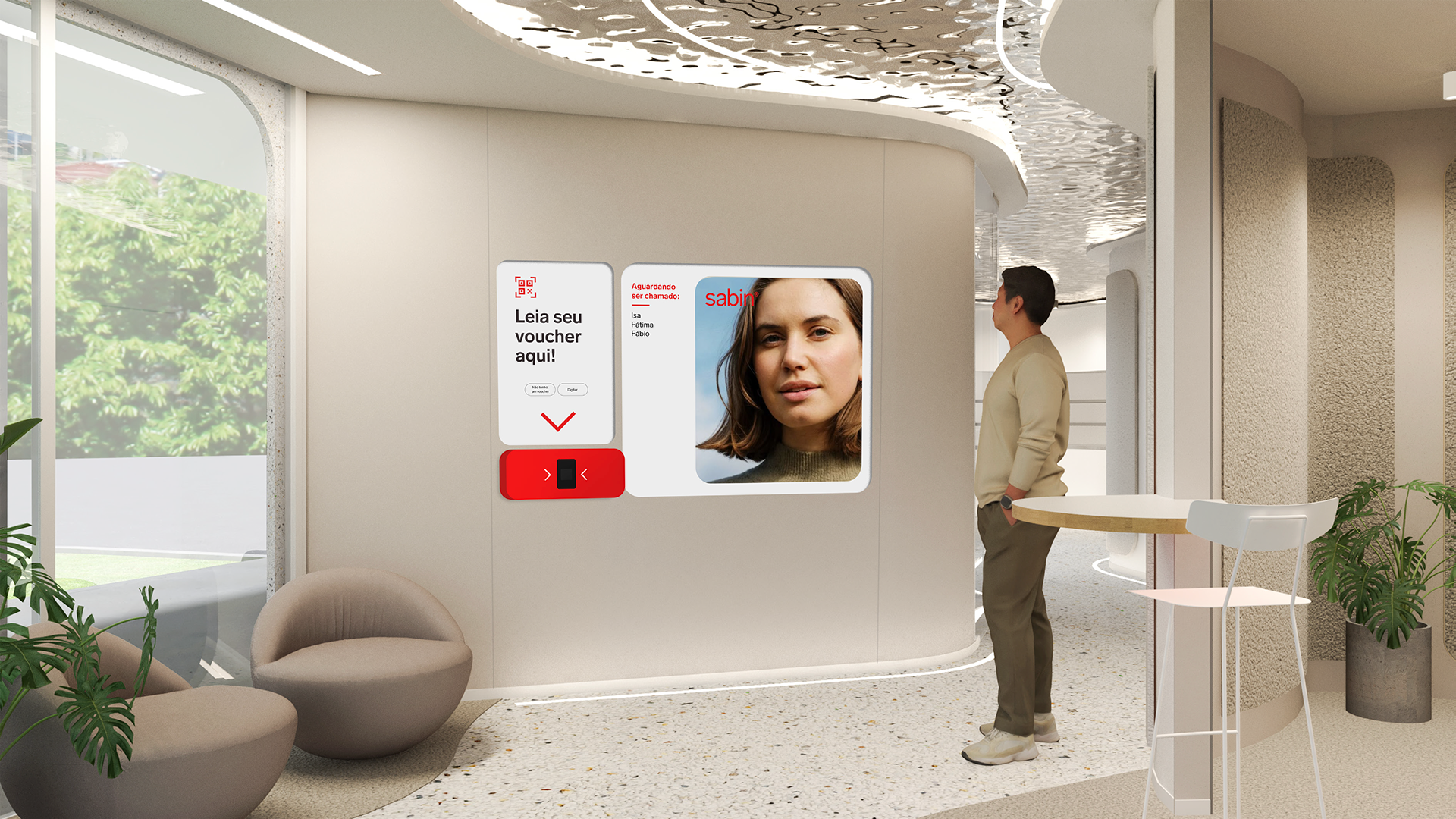 step 1 – check in at the software © all rights reserved to Porú Studio