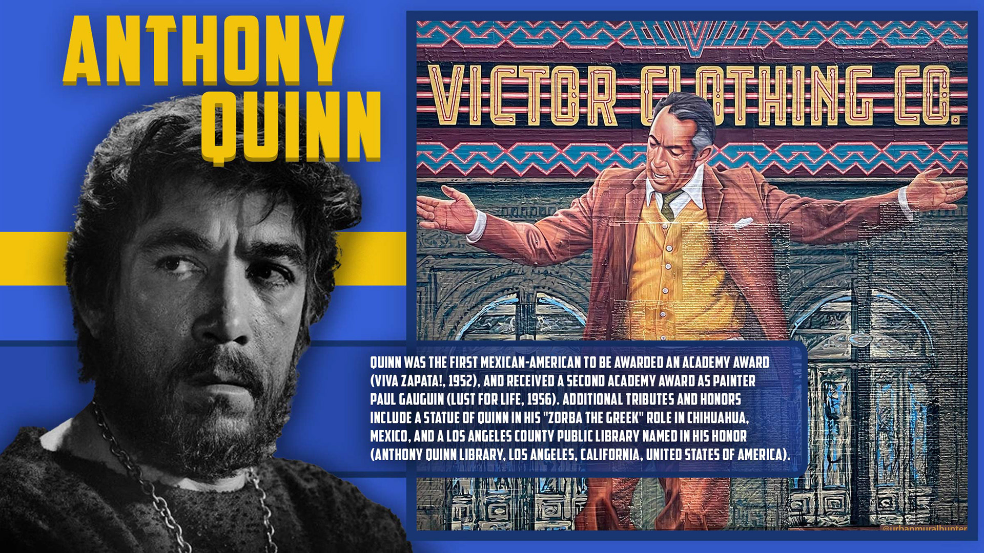Latin X Month Graphic Anthony Quinn | 2024