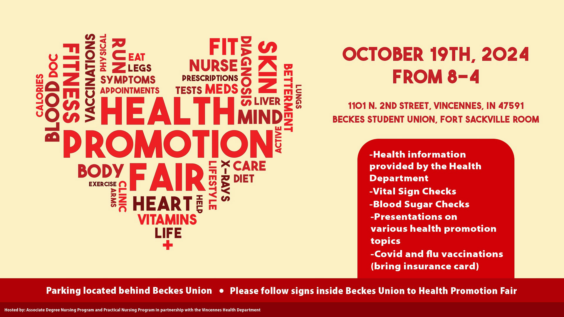 Health Promotion Fair Ad | 2024