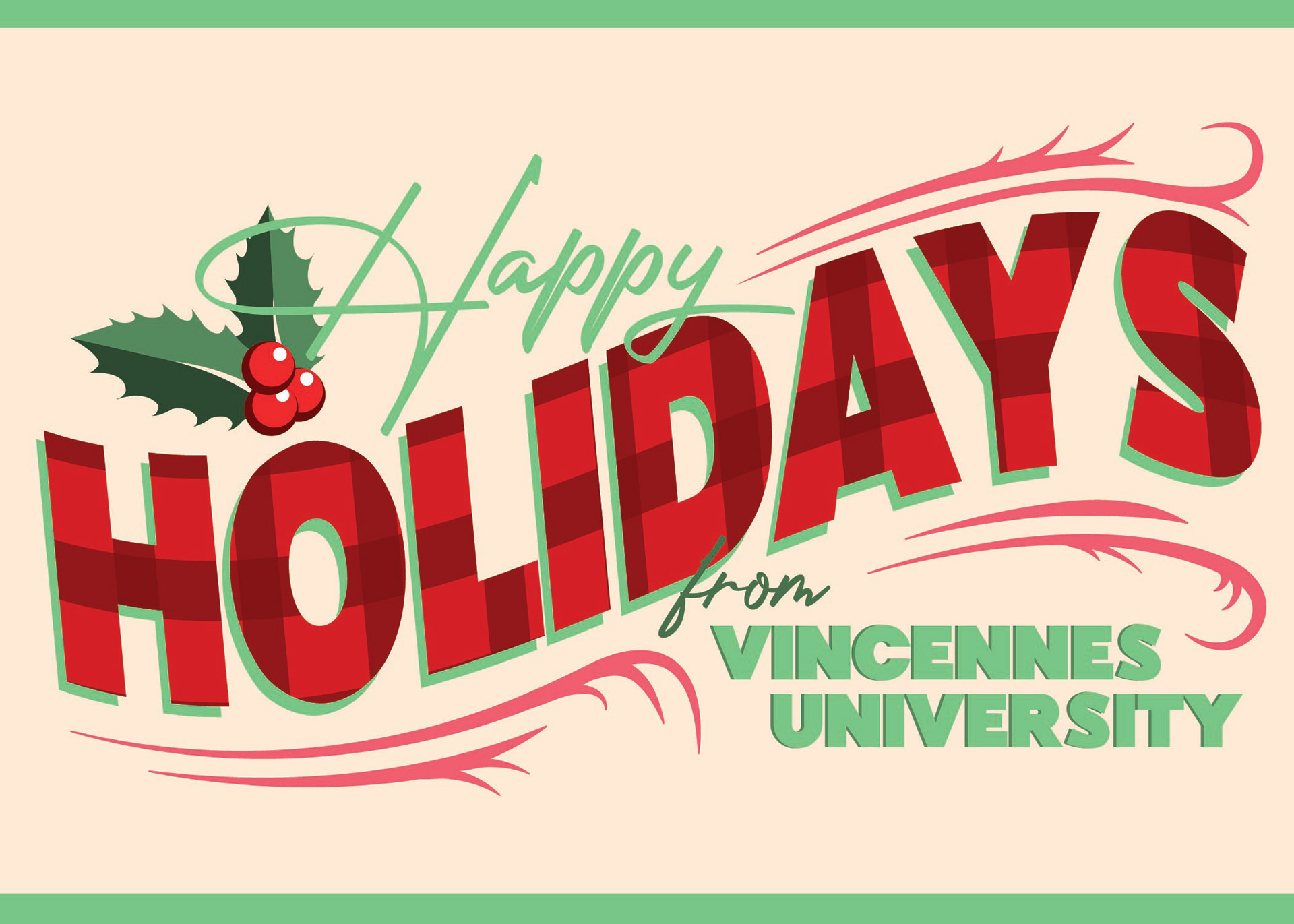 VU Christmas Card Front | 2024